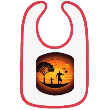 Discover Ultimate Frisbee Fans Father and Son Playing Bibs