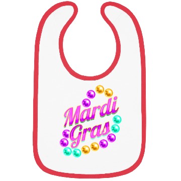 Discover Purple Lettering With Beads For Mardi Gras Bibs