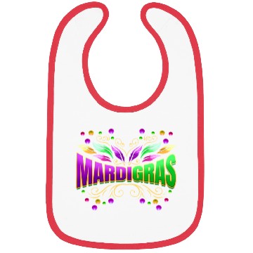 Discover Lettering With Beads And Feathers For Mardi Gras Bibs