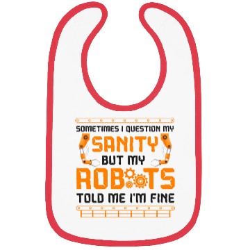 Discover Robot Robotics Engineer Vintage Bibs