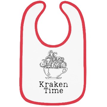 Discover Kraken Time Octopus Tea Time Bibs