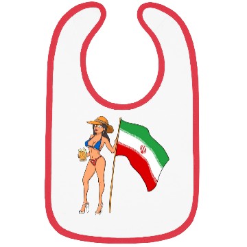 Discover Hot Fan Girl Iran Bibs