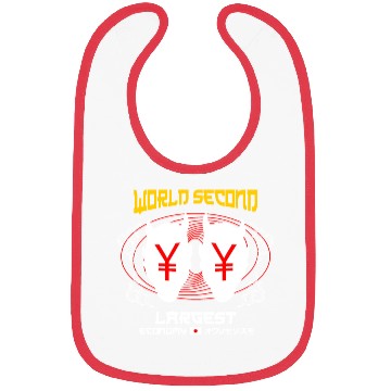 Discover World Second Largest Economy Bibs
