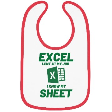 Discover Excel-lent at My Job Funny Accountant Data Analyst Bibs