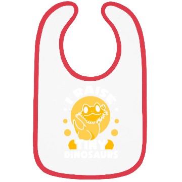 Discover I Raise Tiny Dinosaurs Pet Reptile Bearded Dragon Bibs