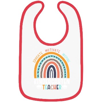 Discover Educate Motivate Inspire Kindergarten Teacher Bibs