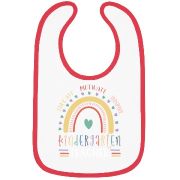 Discover Educate Motivate Inspire Kindergarten Teacher Bibs
