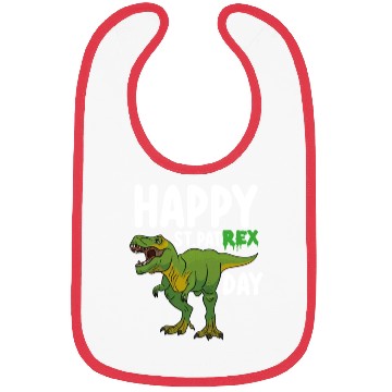 Discover Happy St Pat Rex Day Dinosaur Bibs