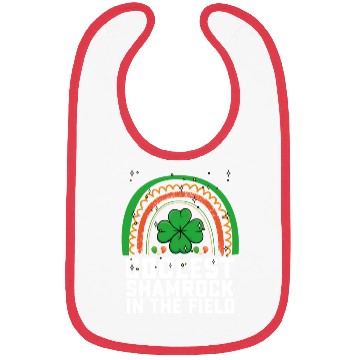 Discover Coolest Shamrock In The Field Boho Rainbow Bibs