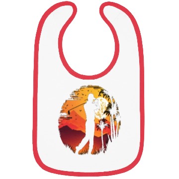 Discover Golf Course Family Trip Cool Golfer In Sunset Bibs