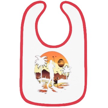Discover Golf Course Family Trip Cool Golfer In Sunset Bibs