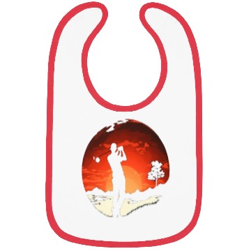 Discover Golf Course Family Trip Cool Golfer In Sunset Bibs