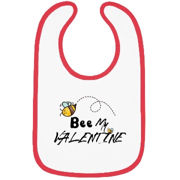 Discover Bee My Valentine - Adorable Bee Design Bibs