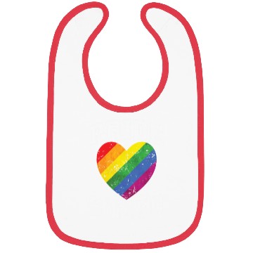 Discover Pride Squad LGBT Tolerance Rainbow Colors Bibs