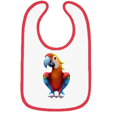 Discover Macaw Bibs