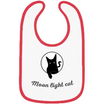 Discover Moon light cat Bibs