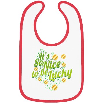 Discover It's So Nice To Be Lucky On St Patricks Day Bibs