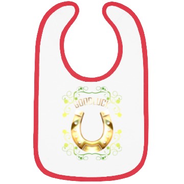 Discover Good Luck With A Golden Horseshoe For Irish St Bibs