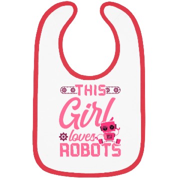 Discover Robot Robotics Engineer Girl This Bibs