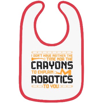 Discover Robot Robotics Engineer Vintage I Bibs