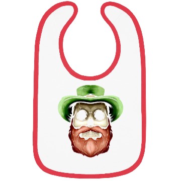 Discover Skull With Green Hat And Red Beard For St Bibs