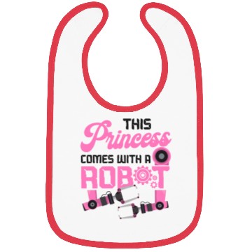 Discover Robot Robotics Engineer Female Bibs