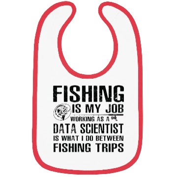 Discover Data Scientist Funny Fishing Bibs