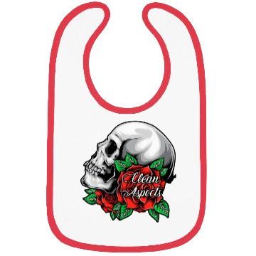Discover CA SKULL AND ROSES Bibs