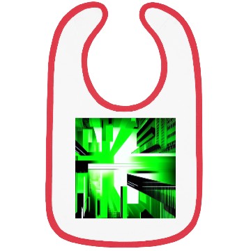Discover Cyberpunk Inspired Green Theme Bibs