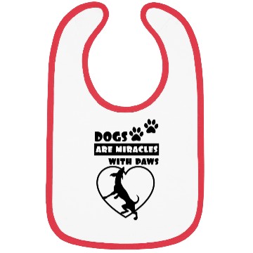 Discover Dogs Are Miracles With Paws Bibs
