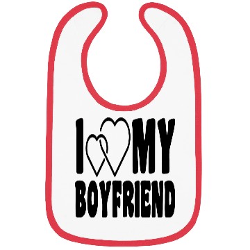 Discover I love my Boyfriend Bibs