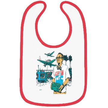 Discover Miniature Plane Lover Cool Retro Radio Controlled Bibs