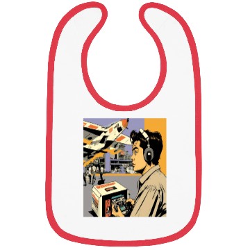 Discover Miniature Plane Lover Cool Retro Radio Controlled Bibs