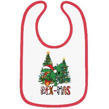 Discover Dino dinosaur T-rex Trex Tyrannosaurus Xmas Bibs