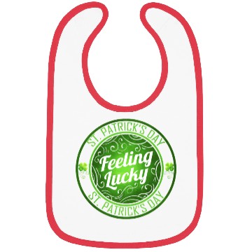 Discover Shamrock Feeling Lucky On St Patricks Day Bibs