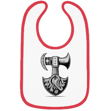 Discover Odin Viking Ax Axe Valhalla Norman Norse Bibs