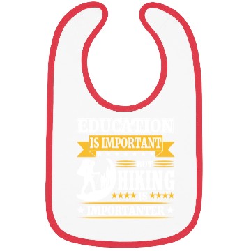 Discover Hiking Is Importuner Funny Bibs