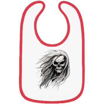 Discover Skull and Tresses Bibs
