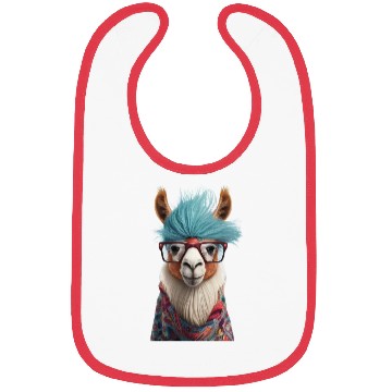 Discover Lama with Attitude Bibs