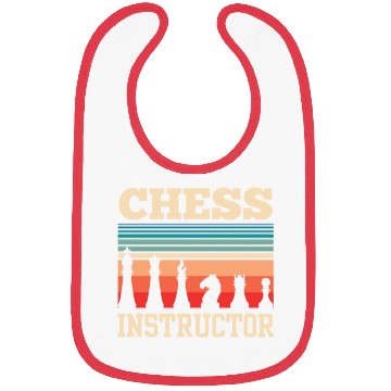Discover Chess Instructor Match Hobby Player Lover Bibs