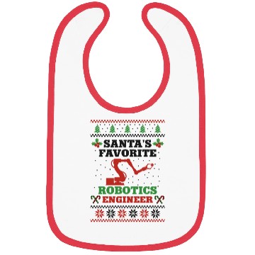 Discover Robot Robotics Engineer Christmas Bibs