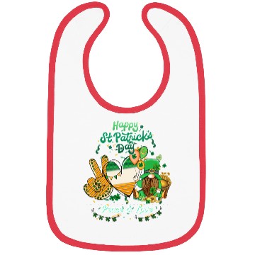 Discover Happy St.Patrick's Day, Peace and Love Bibs