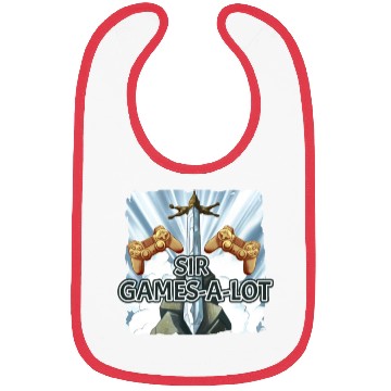 Discover Gamesalot Gamer Controller Gaming Camelot Sword Bibs