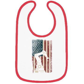 Discover Robot Robotics Engineer American Bibs