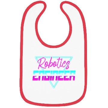 Discover Robot Robotics Engineer Retro Bibs