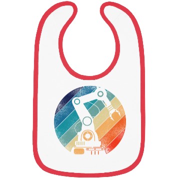 Discover Robot Robotics Engineer Retro Bibs
