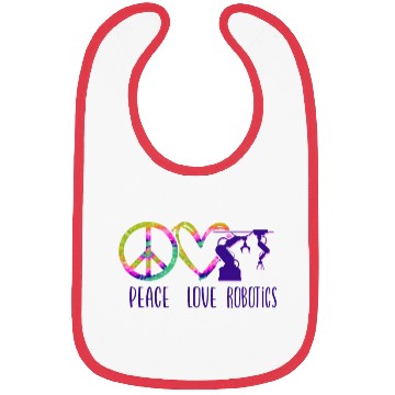 Discover Robot Robotics Engineer Tie Dye Bibs