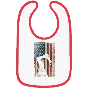 Discover Robot Robotics Engineer American Bibs