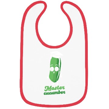 Discover Master Cucumber Vegetarian Vegetable Veggies Vegan Bibs