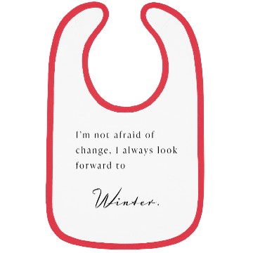 Discover I'm not afraid of change. (Winter Black) Bibs